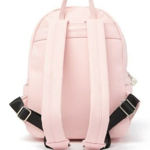Betsey Johnson PINK STUDDED BACKPACK - Picture 2 of 7